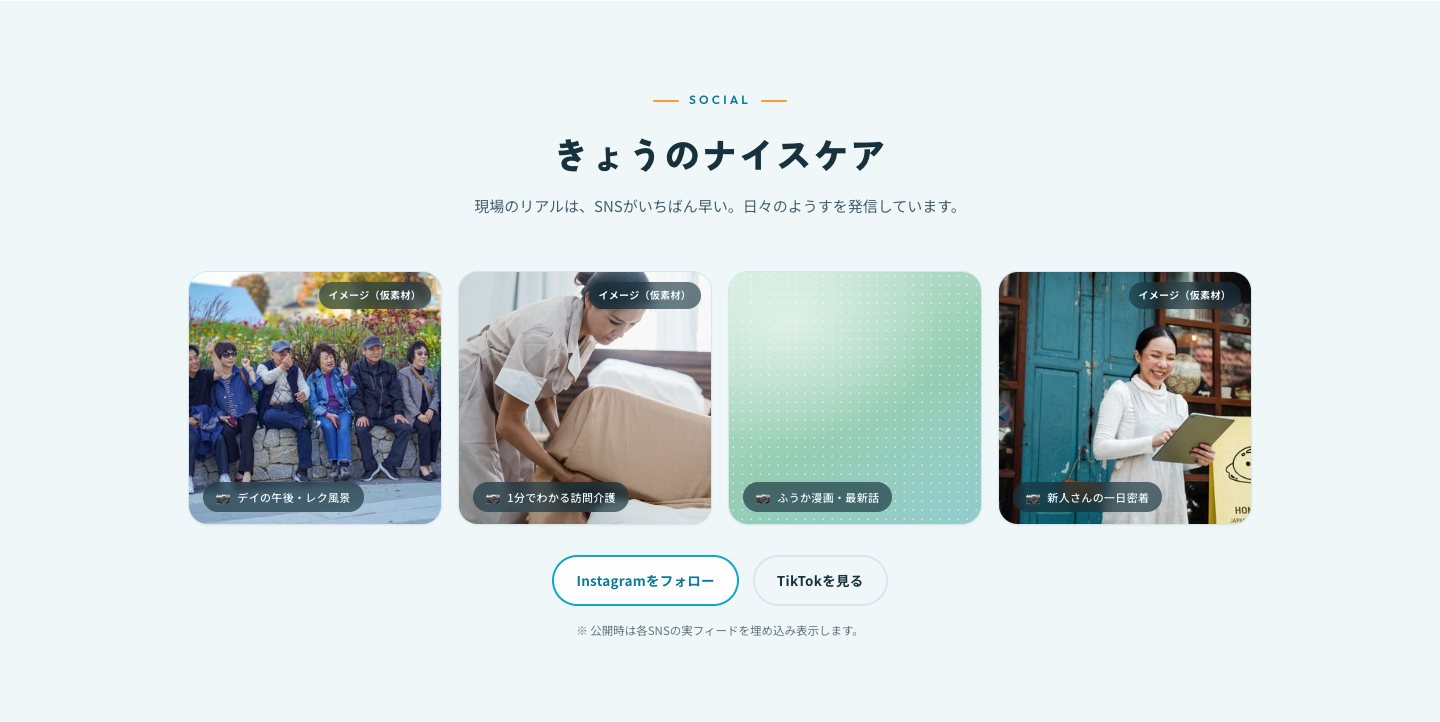 SNSセクション